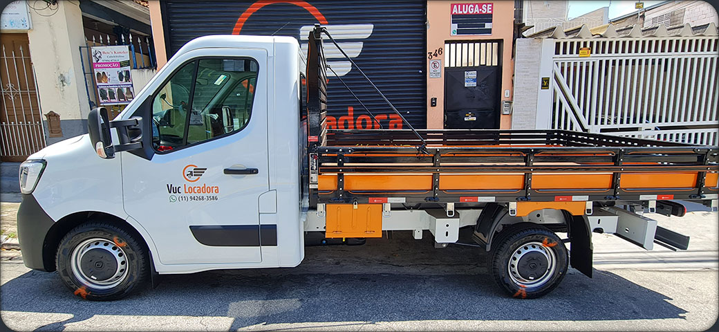 Locação de caminhão pequeno com carroceria aberta